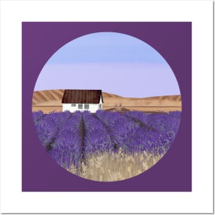 Lavender cottage Posters and Art